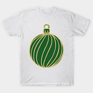 Simply Christmas Collection - Bauble - Classic Xmas Colours T-Shirt